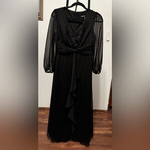 Ever Pretty Black Long Sleeve Dress